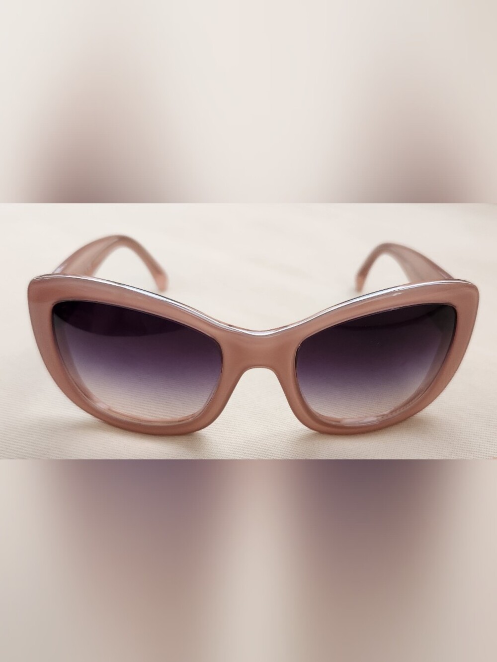 CHANEL 5239 Pink Crystal CC Oversized Sunglasses - Picture 2 of 4